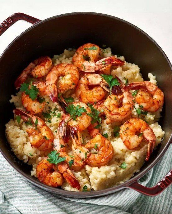 Ризотто с креветками: простой секрет французской кухни на вашей кухне