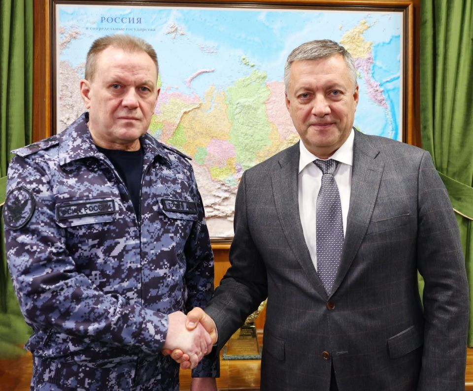 Директор ФСИН России Аркадий Гостев провел рабочую встречу с Губернатором Иркутской области Игорем Кобзевым 3