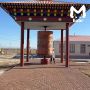 Самый большой молитвенный барабан установили в Иволгинском дацане