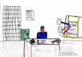 Новая работа в конкурсе детских рисунков «Мои родители работают в полиции Иркутской области - 2025»! Взгляните, что нарисовала Роксана Исмаилова из Тайшета, 10 лет