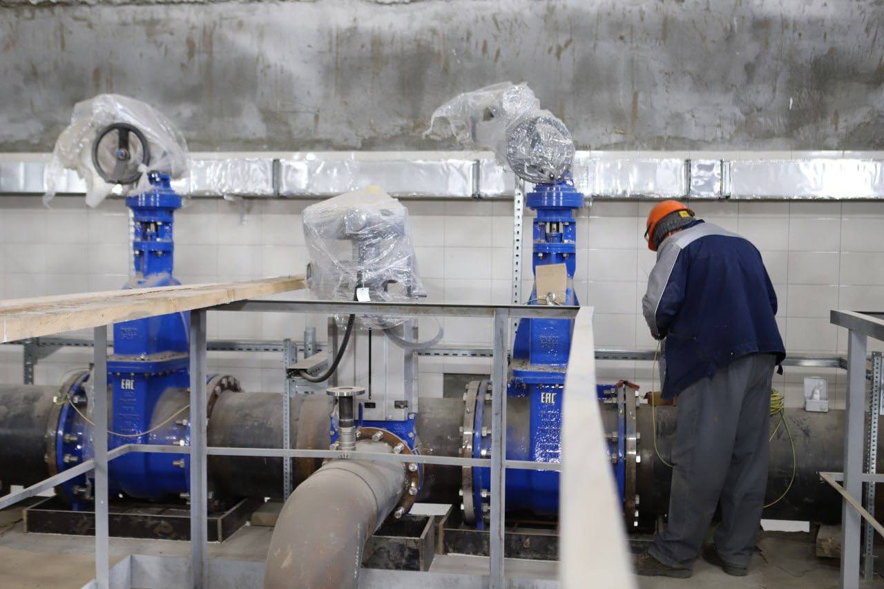 Завершается строительство КНС «Нижний бьеф» и напорных трубопроводов Завершается строительство КНС «Нижний бьеф» и напорных трубопроводов