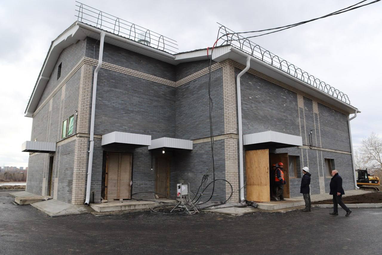 Завершается строительство КНС «Нижний бьеф» и напорных трубопроводов