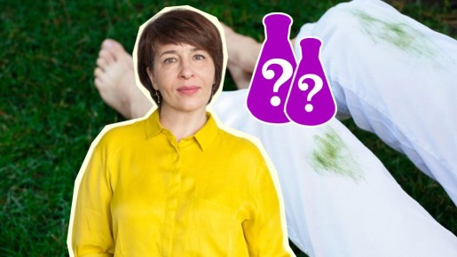 Следы травы с одежды моментально исчезнут: используйте 2 средства на выбор