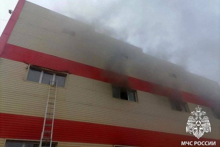 Пожар в ТЦ в Тайшете: 82 человека эвакуировались