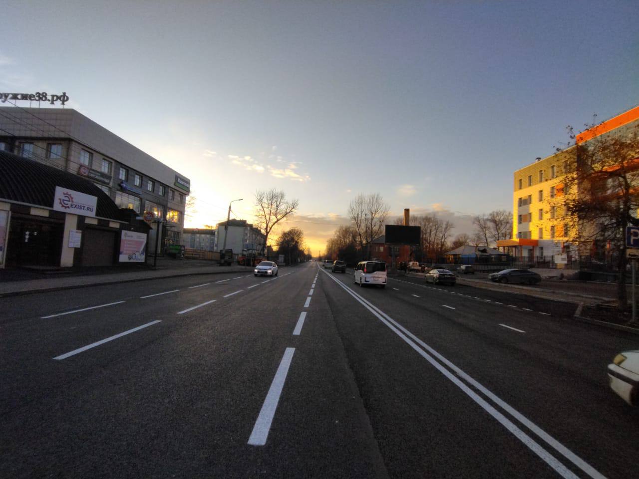 В Иркутске завершили ремонт улицы Баррикад на участке от Маратовского кольца до Фридриха Энгельса В Иркутске завершили ремонт улицы Баррикад на участке от Маратовского кольца до Фридриха Энгельса