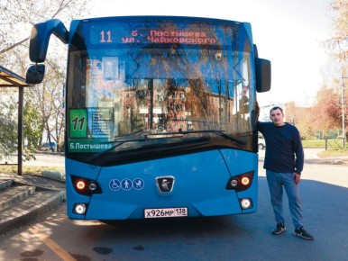 Иркутск — в числе первых городов России, где запустили на линию новейшую модель КамАЗ 4290