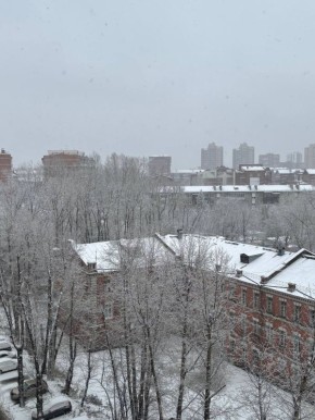 Доброе утро! А сегодня в Иркутске снег
