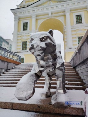 Вот такое снежное утро в городе И
