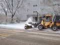 В Иркутске усилены работы по уборке городских территорий после снегопада