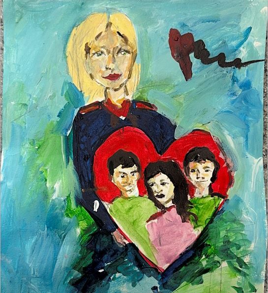 Новая работа в конкурсе детских рисунков «Мои родители работают в полиции Иркутской области - 2025»! Взгляните, что нарисовали Игорь и Андрей Рыковы из Иркутска, 10 лет