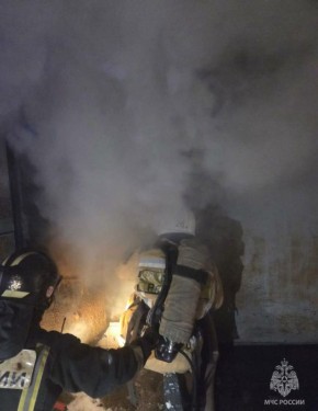 Мужчина получил травмы на пожаре в Братске