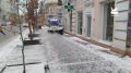#Уборка_снега на тротуарах и дорогах города продолжается