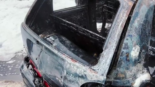 Иркутянин чудом спасся из горящей машины