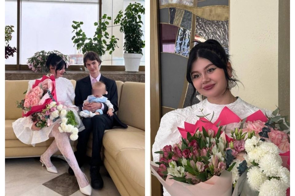 «В ЗАГС с 10-месячным сыном»: Участница шоу «Беременна в 16» родила от десятиклассника и вышла за него замуж