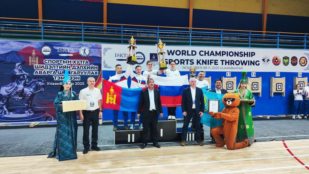Спортсмены Прибайкалья завоевали пять медалей на первенстве мира по спортивному метанию ножа