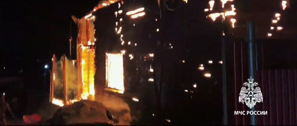 Садовый дом полностью сгорел в СНТ «Статистик-2»