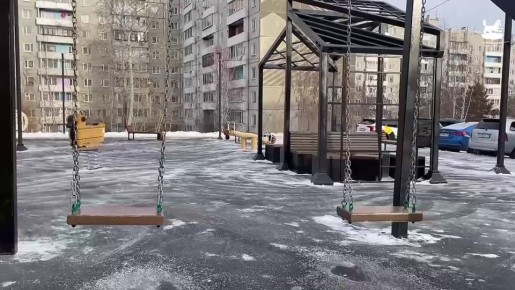 Новый сквер в Иркутске: олень из сказки, детские площадки и зоны отдыха вместо гаражей