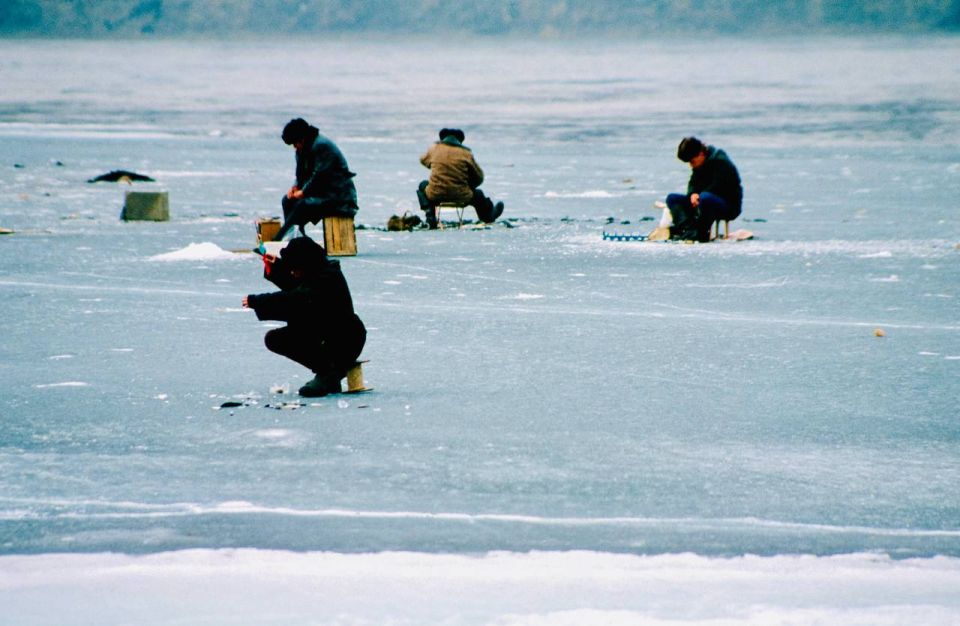 Рыбаки на Ангаре, 1989 г. Фото: Старый Иркутск #архивныйиркутск