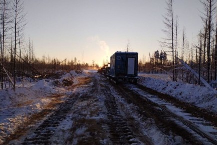 В Катангском районе Иркутской области началось строительство автозимника «Вилюй – Ербогачен»