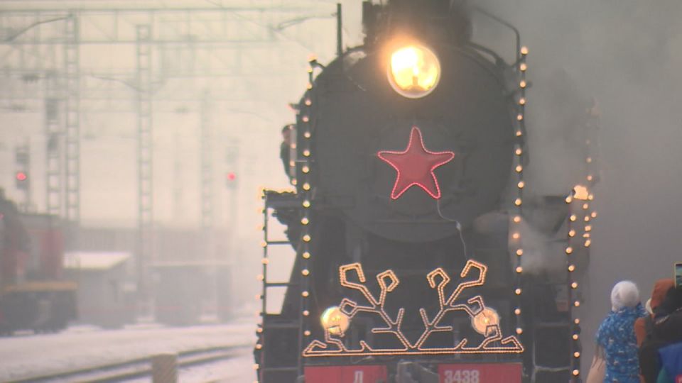 Сегодня в Прибайкалье прибывает «Поезд Деда Мороза»