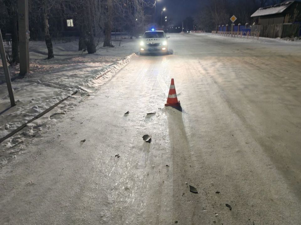 Автомобиль наехал на школьника в Усолье-Сибирском