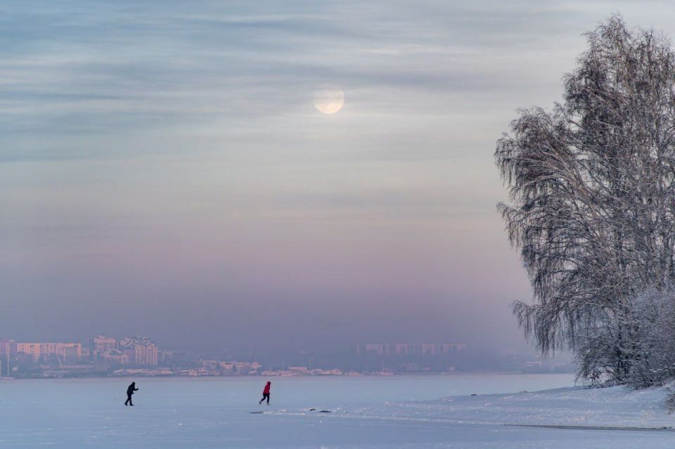 Это не картина художника, это зима в окрестностях Якоби