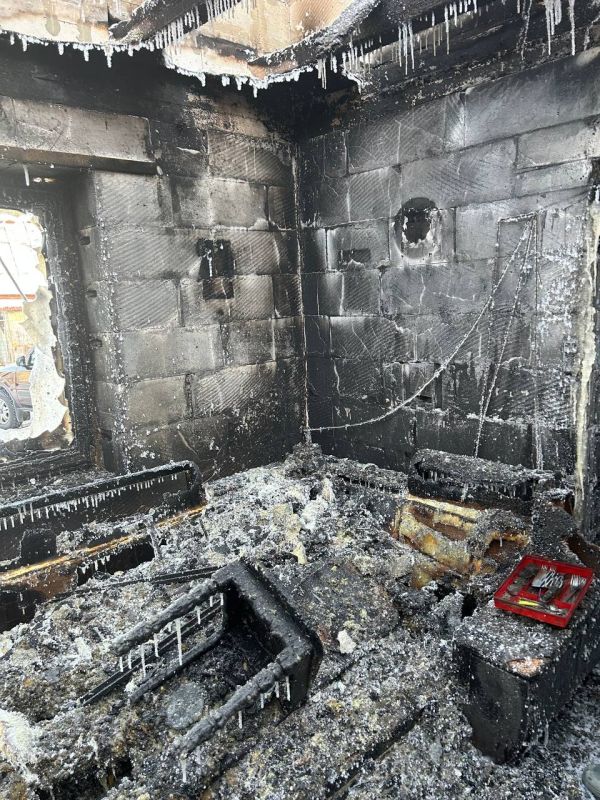 Пожар в Иркутске оставил многодетную семью без жилья