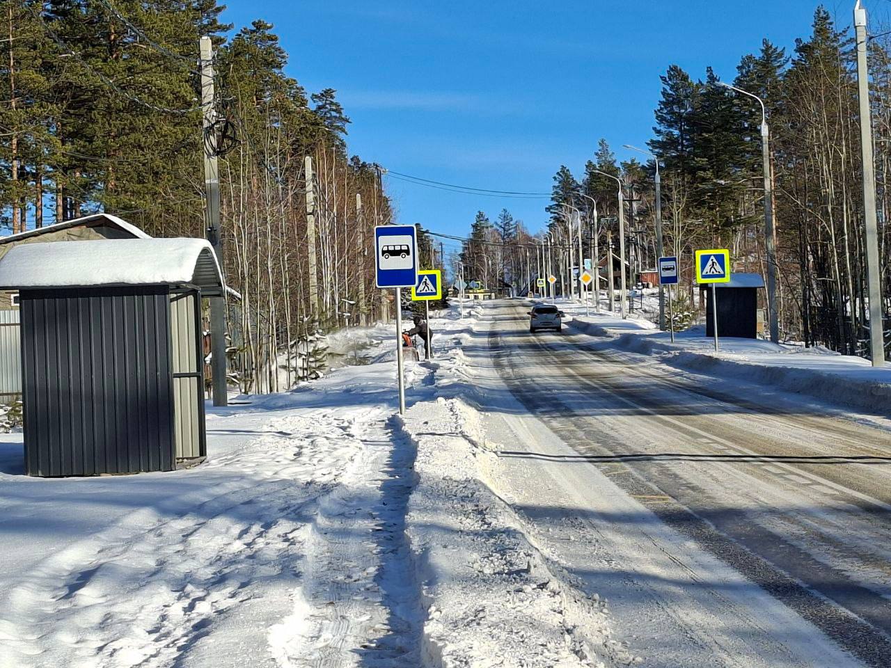 В Новолисихе завершилось строительство асфальтированной дороги