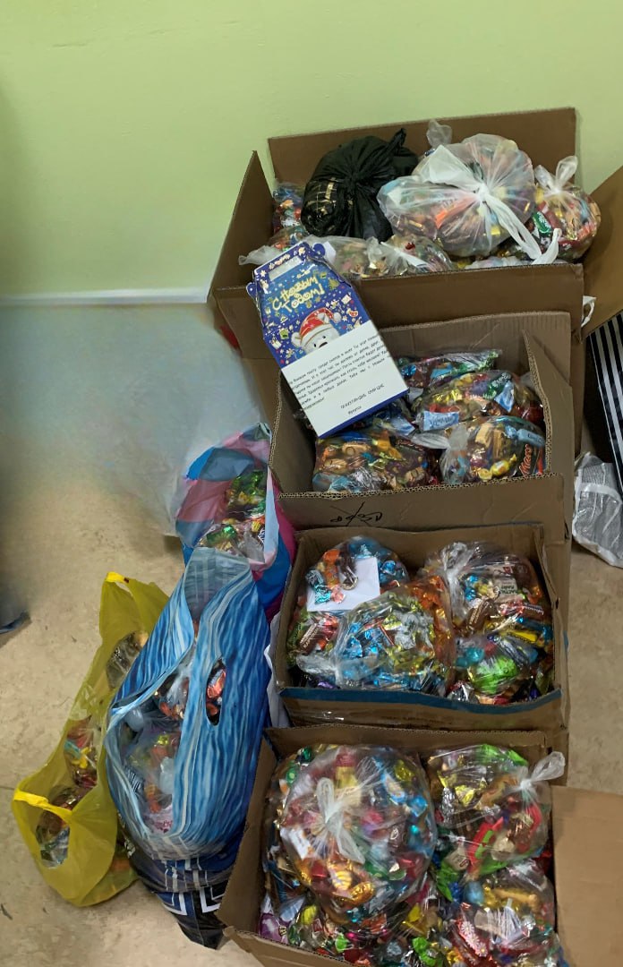 «Сладости от Матрешки!»: более 100 килограммов конфет для бойцов СВО собрали сотрудники Ивано-Матренинской детской клинической больницы «Сладости от Матрешки!»: более 100 килограммов конфет для бойцов СВО собрали сотрудники Ивано-Матренинской детской клинической больницы