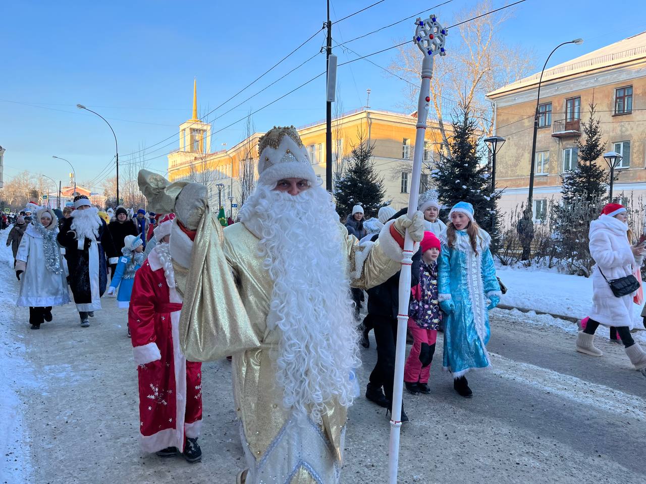 На время марша Дедов Морозов 13 декабря в Ангарске перекроют часть улиц На время марша Дедов Морозов 13 декабря в Ангарске перекроют часть улиц
