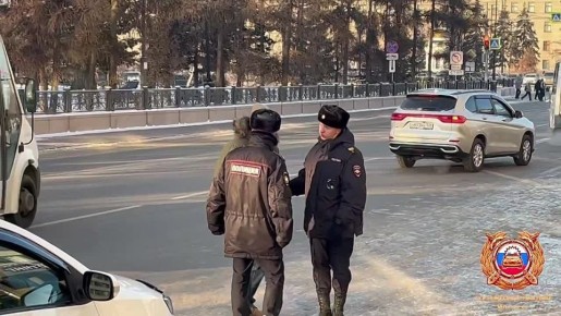 В Иркутске сотрудники Госавтоинспекции провели профилактическое мероприятие «Внимание, пешеход!»