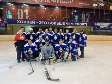 7:0 - такой итог эпичной победы нашей команды в ледовом турнире!