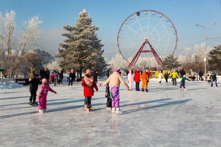 Очень большой каток — почти 4800 кв.м. — на острове Конном откроют 22 декабря