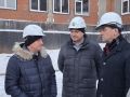 В строящейся школе Братска ведутся работы по закрытию теплового контура