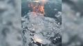 Удивительную химическую реакцию сняли очевидцы на льду Байкала