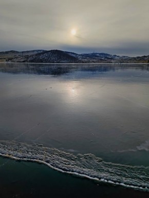 Первый Байкальский лёд. Декабрь 2025.Куркут