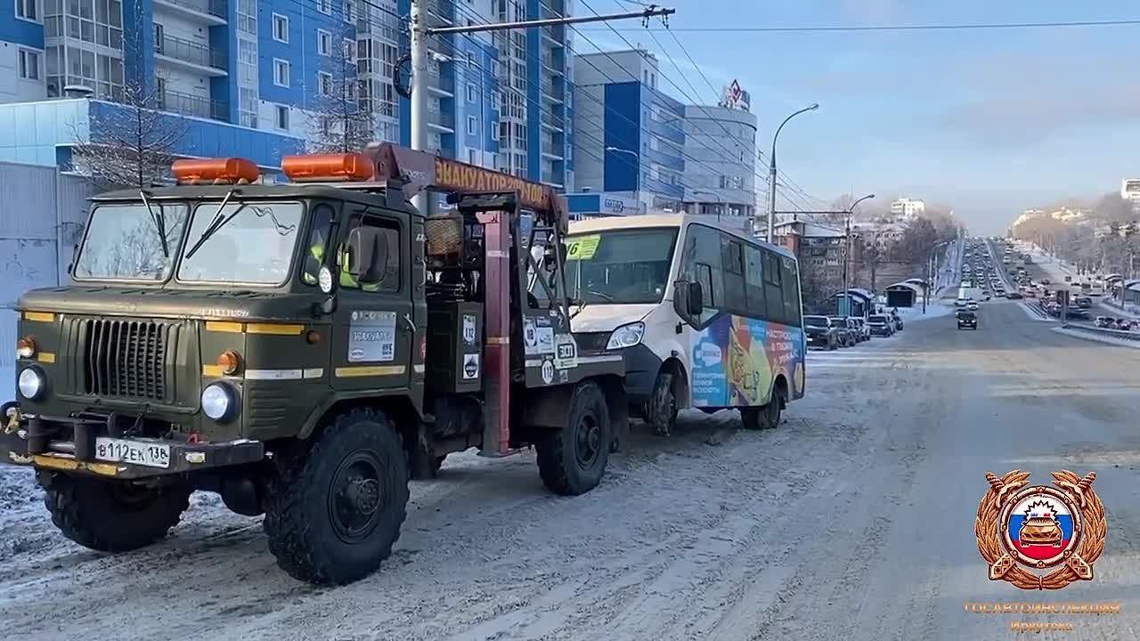 В Иркутске сотрудники Госавтоинспекции продолжают рейдовые мероприятия по проверке обеспечения безопасности пассажирских перевозок