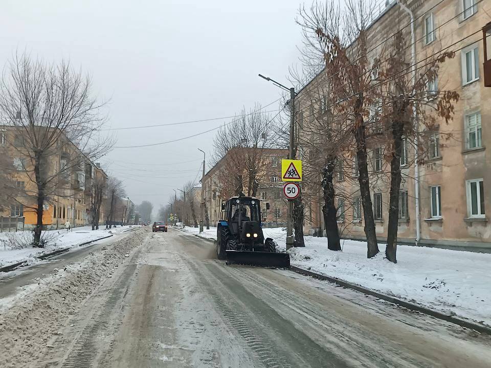 Дорожная техника в Ангарске работает в усиленном режиме Дорожная техника в Ангарске работает в усиленном режиме