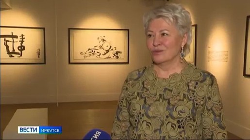 Более 20 графических работ Даши Намдакова представили в Галерее современного искусства в Иркутске