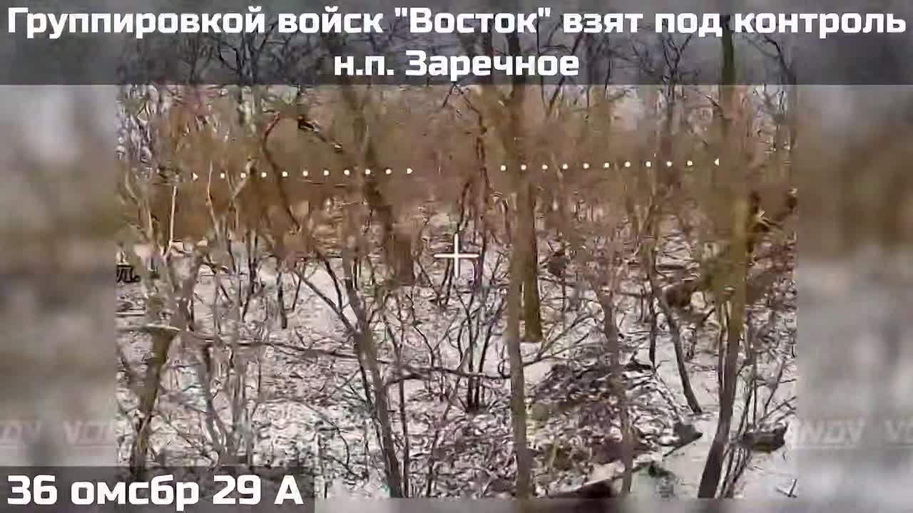 Группировка войск «Восток» освободила населённый пункт Заречное в Запорожской области