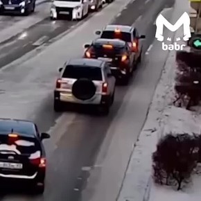 Дед Мороз спешил на праздник, но попал в ДТП в Улан-Удэ