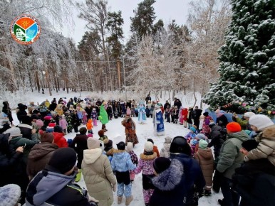 В Иркутске в роще «Звездочка» состоялся праздник «Здравствуй, елка, Новый год!»