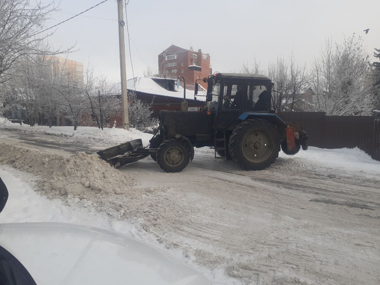 #уборка_снега механизированным и ручным способом ведётся ежедневно #уборка_снега механизированным и ручным способом ведётся ежедневно