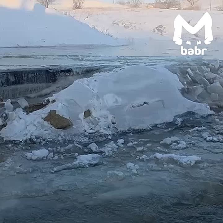 Ручей вышел из берегов и топит село в Забайкалье