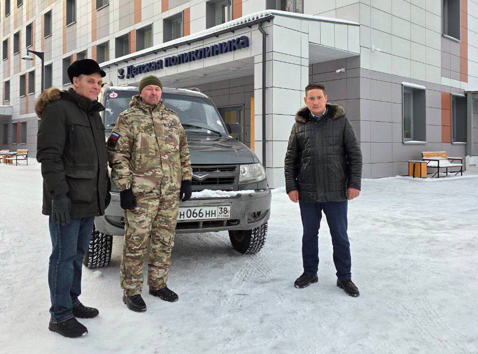 Центральная районная больница Качуга передала восстановленный УАЗ «за ленточку»