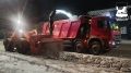 Всю ночь после снегопада дорожные службы очищали улицы Иркутска