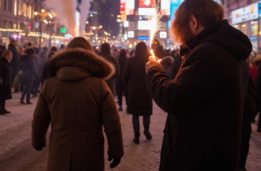 В Братске задержали мужчину, который в новогоднюю ночь бросил петарду в капюшон случайному прохожему