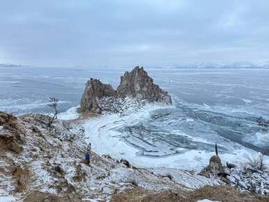 Зимний Байкал. Фото: Маруся Мясникова Газета «Областная»