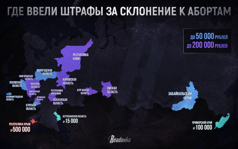 Работодателям грозит штраф до 50 тыс за склонение женщин к абортам в Иркутской области