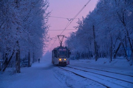 Город И в сказочной атмосфере зимы